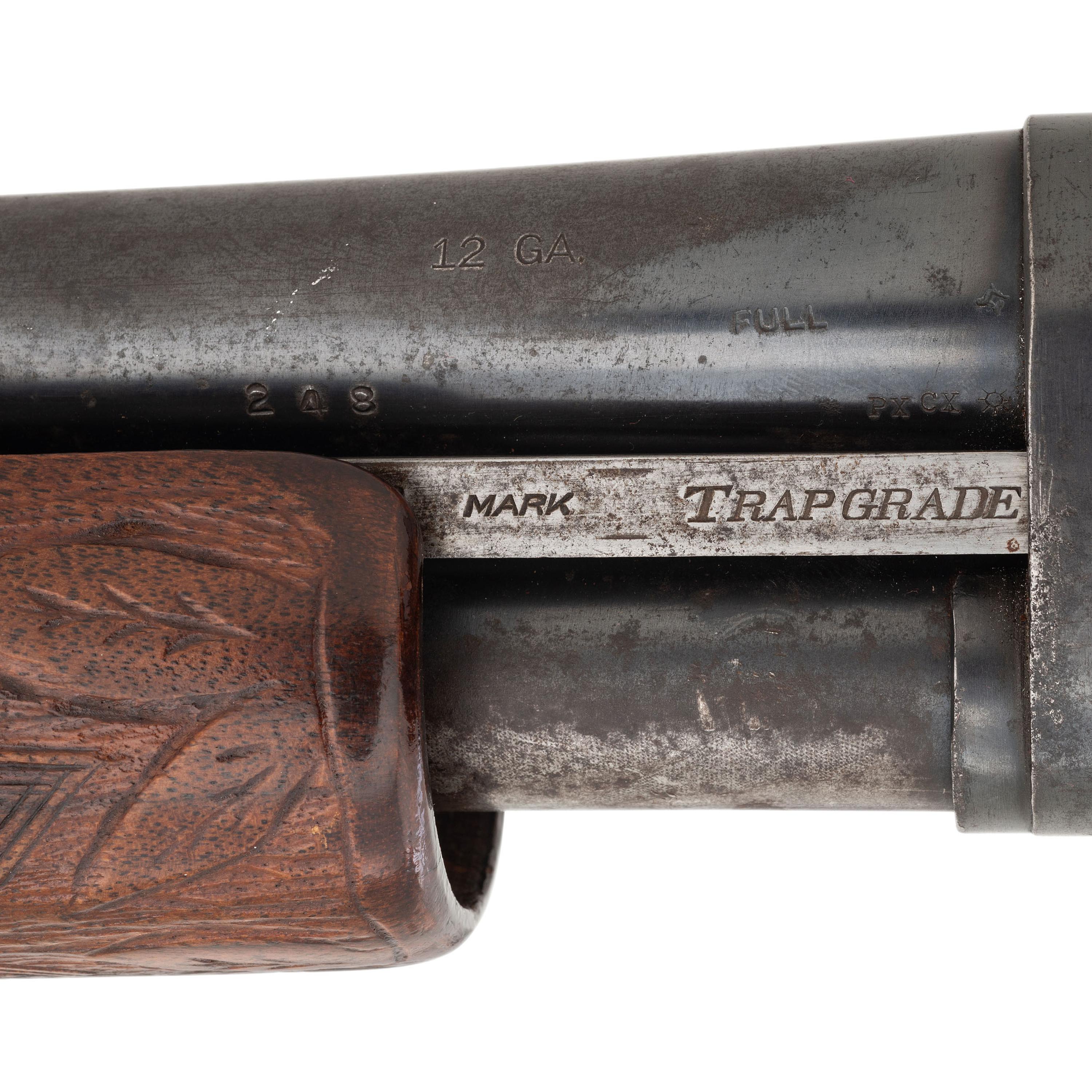 ** Remington Model 10 Trap with Carved Stock