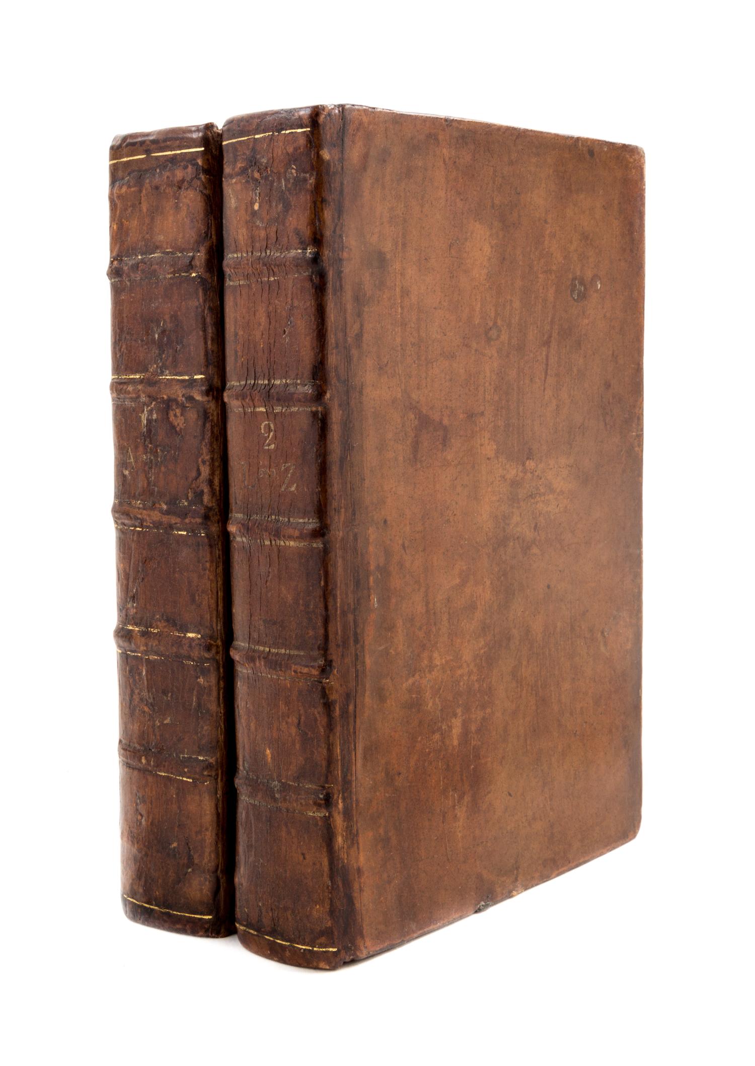 JOHNSON, SAMUEL. 2 vols. A Dictionary of the English Language. London, 1756. Second edition.
