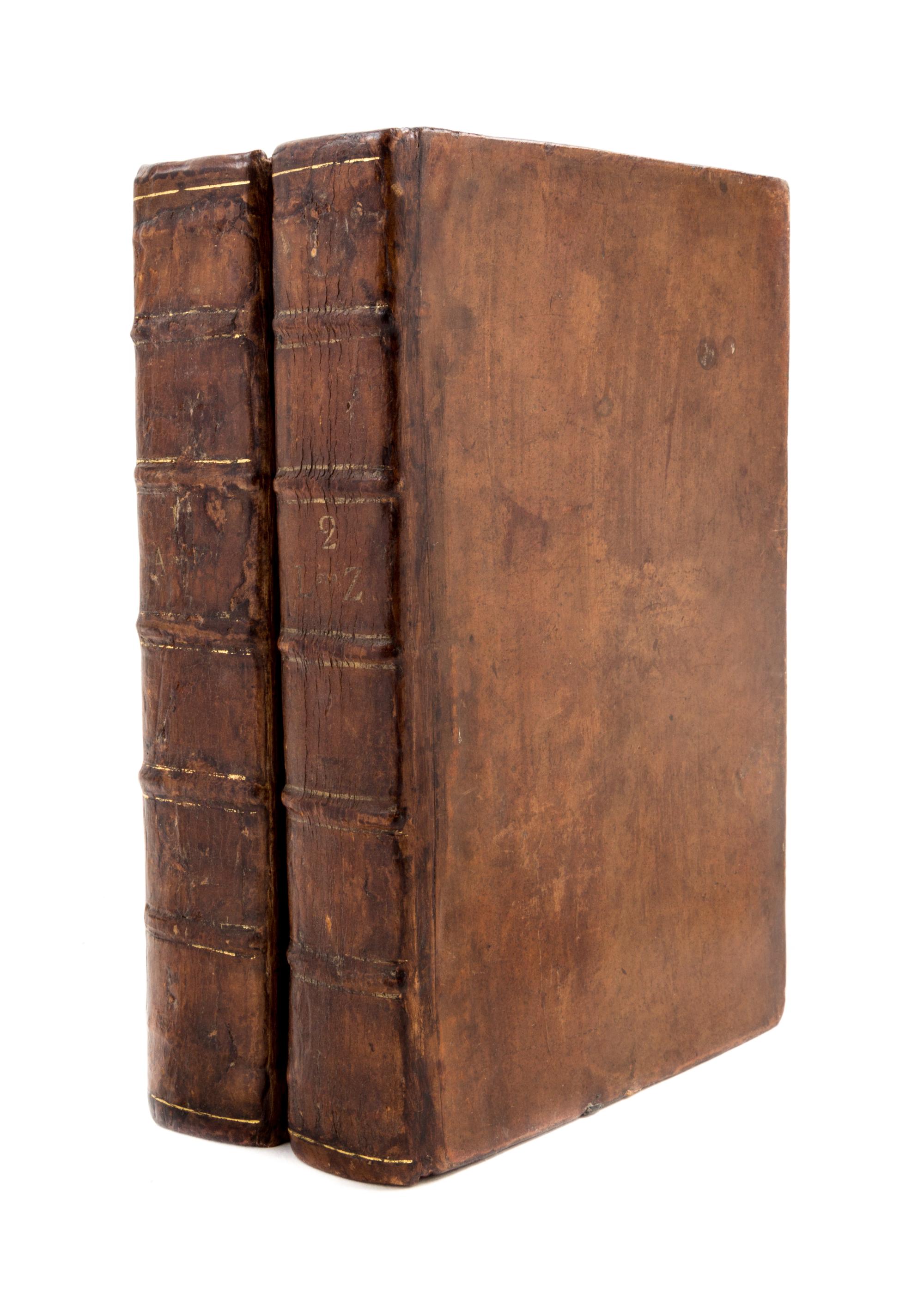 JOHNSON, SAMUEL. 2 vols. A Dictionary of the English Language. London, 1756. Second edition.