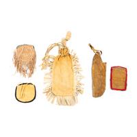 Plains and Prairie Beaded Hide Bags