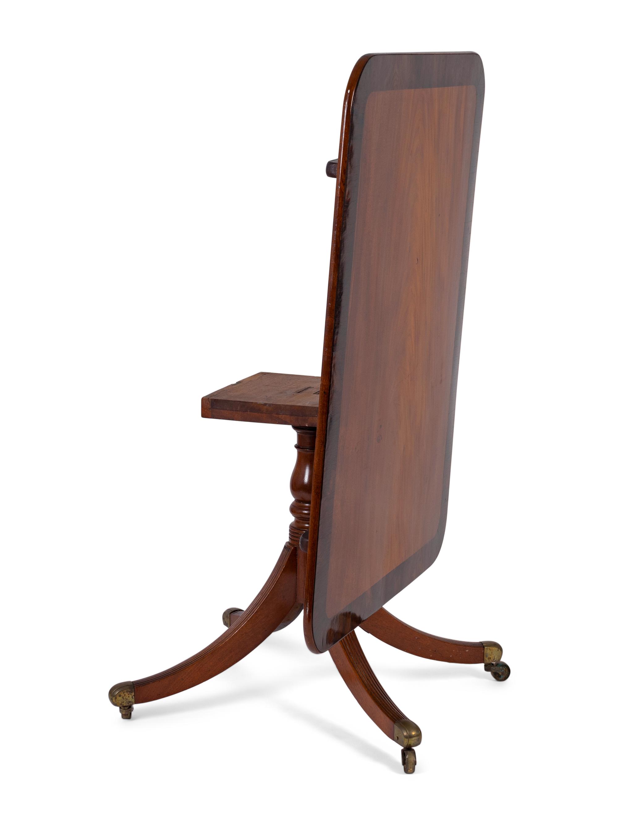 A Regency Cross-banded Mahogany Tilt-top Breakfast Table — EARLY 19TH CENTURY
