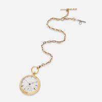 An 18K Open Face National Watch Company Key Wind Pocket Watch No. 181916 Elgin BW Raymond Grade 69, Circa 1872