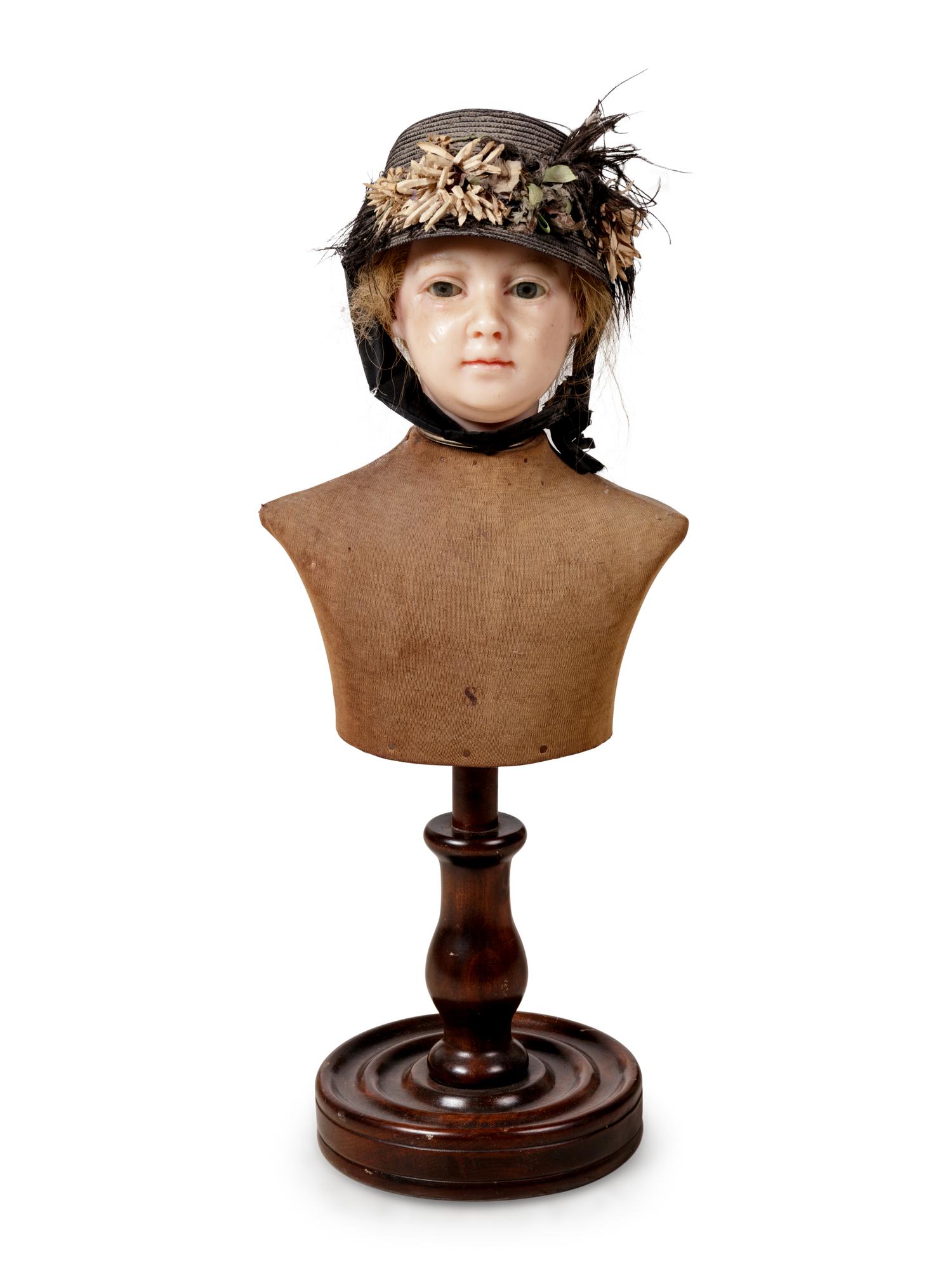 A Continental Wax Bust