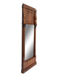 A Large Continental Empire Mahogany Pier Mirror