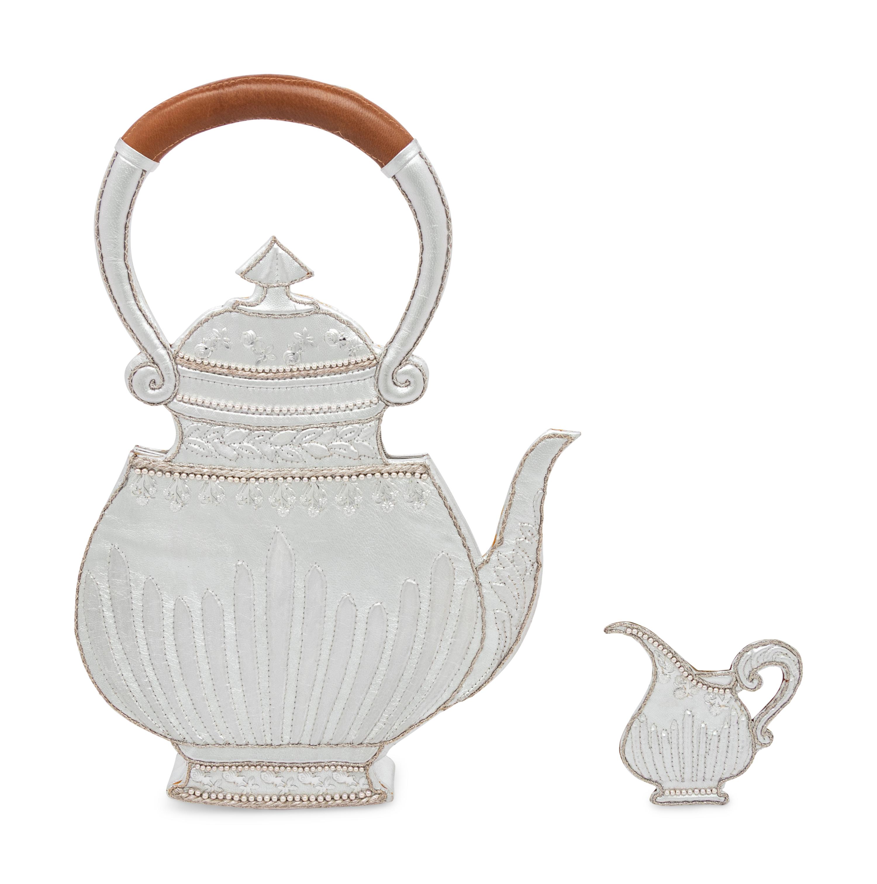 Lesage, Teapot Evening Bag & Matching Brooch