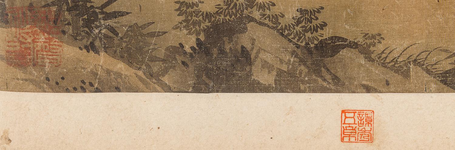Eleven Loose Album Leaves Depicting Figures and Landscape