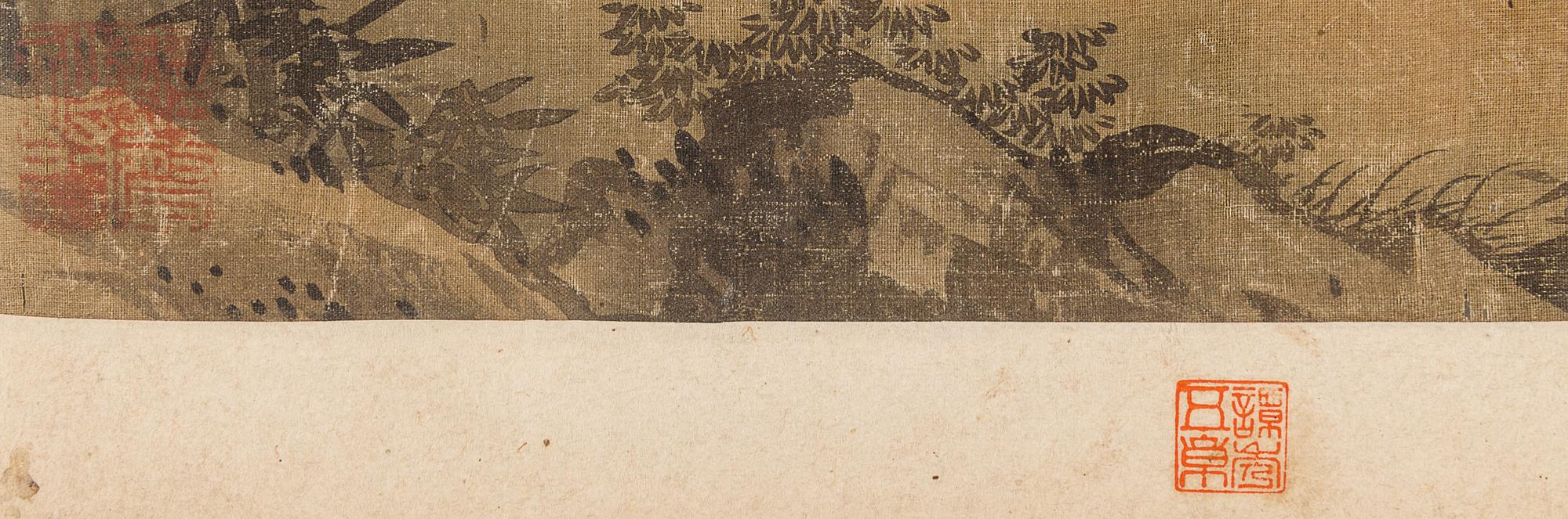Eleven Loose Album Leaves Depicting Figures and Landscape