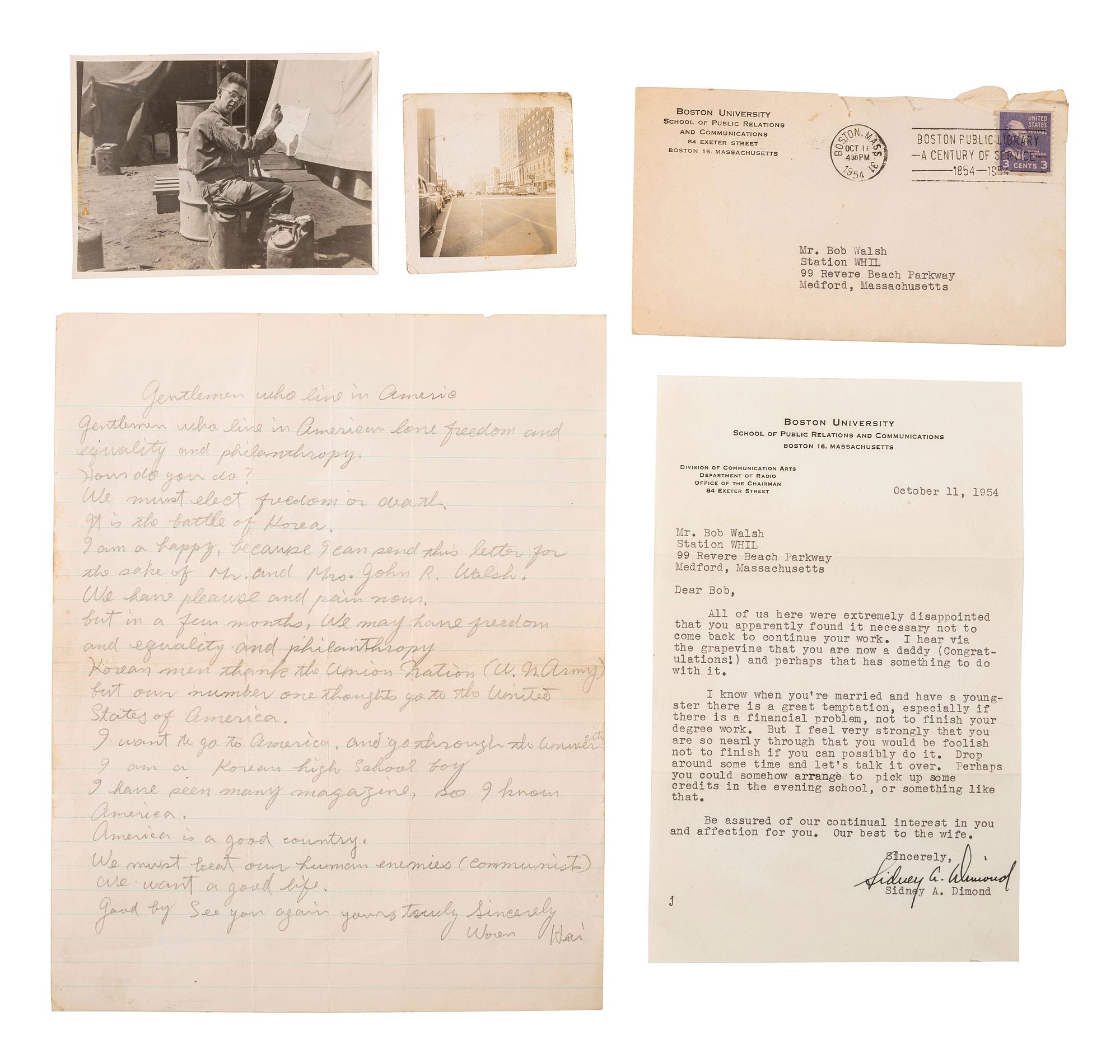 [KOREAN WAR]. "Too Far East" photograph and ephemera collection.