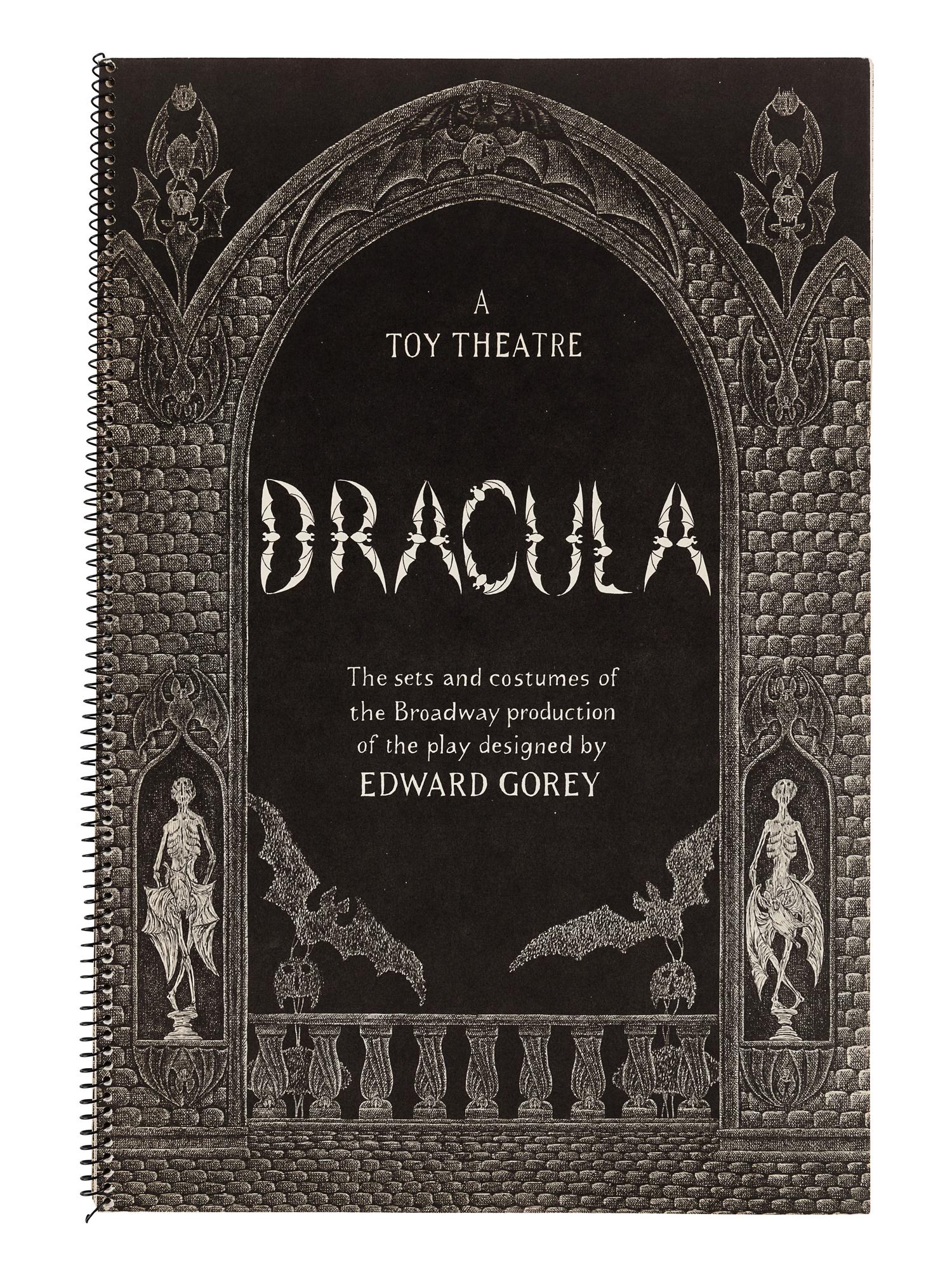 GOREY, Edward (1925-2000). Dracula: A Toy Theatre . New York: Charles Scribner's Sons, 1979.
