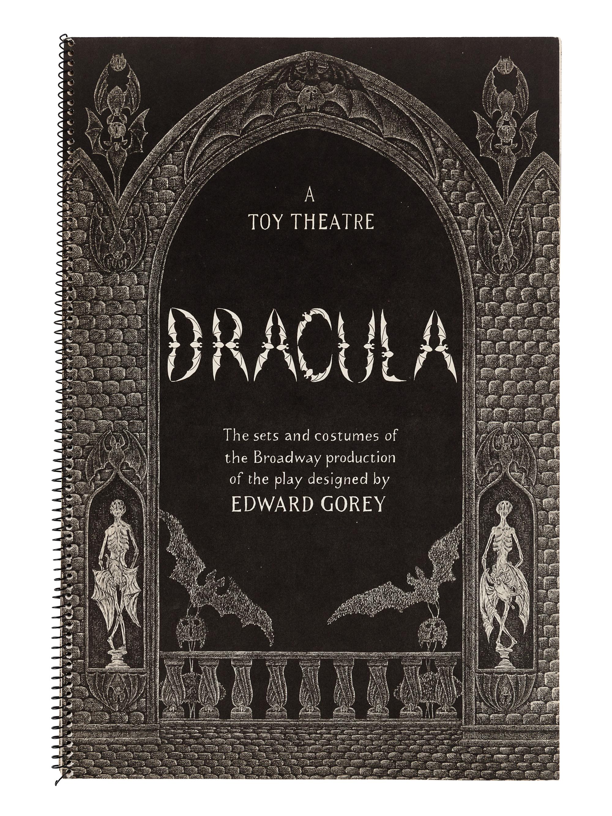 GOREY, Edward (1925-2000). Dracula: A Toy Theatre . New York: Charles Scribner's Sons, 1979.