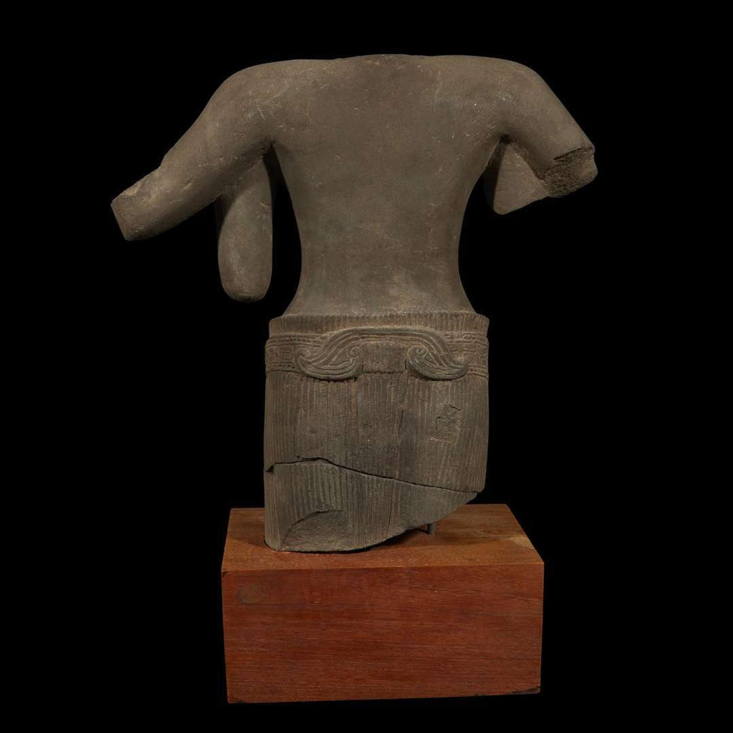 KHMER TORSO OF LOKESVARA 10th Century AD