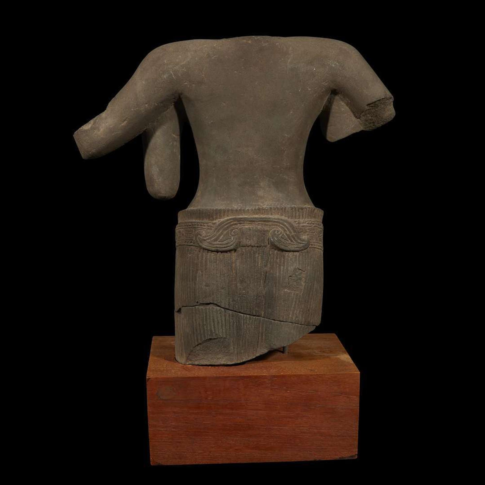 KHMER TORSO OF LOKESVARA 10th Century AD