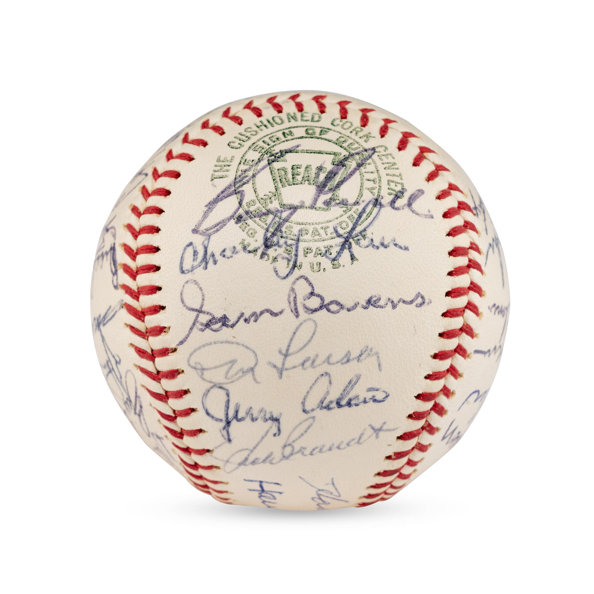 A 1965 Baltimore Orioles Team Signed Autograph Baseball