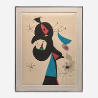 Joan Miro (Spanish, 1893-1983) Montroig 4