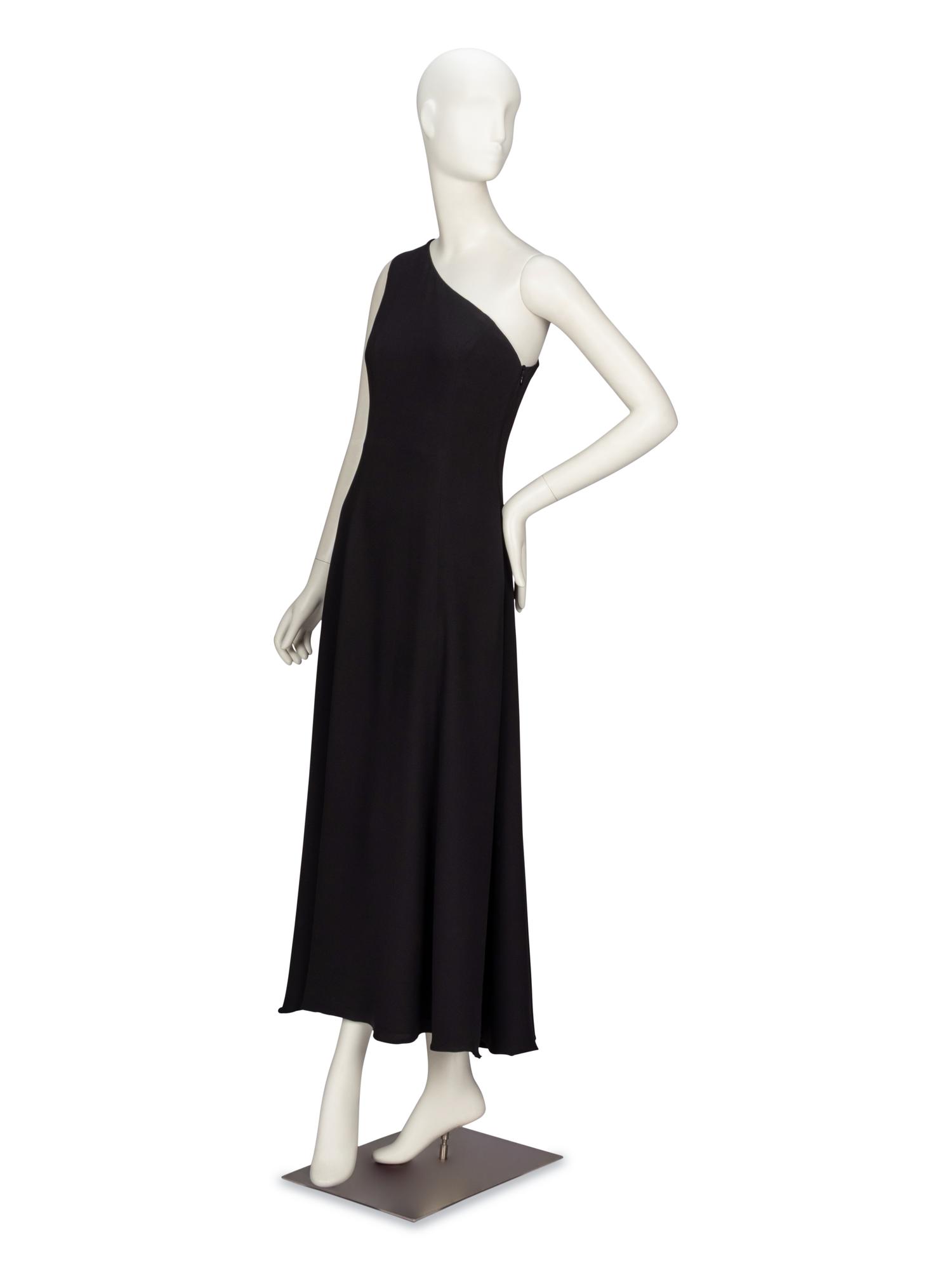 GIORGIO ARMANI, ONE-SHOULDER EVENING GOWN
