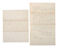 [CIVIL WAR]. 2 manuscript documents issued by Major General William S. Hancock.
