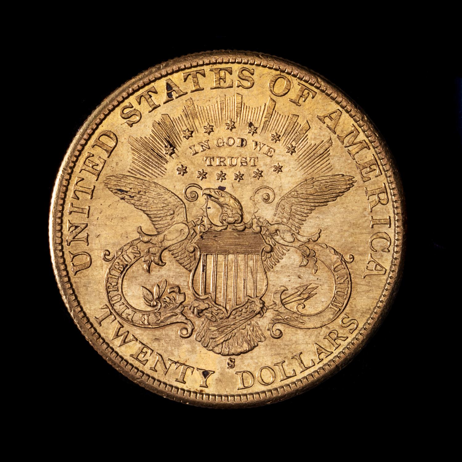A United States 1900-S Liberty Head $20 Gold Coin