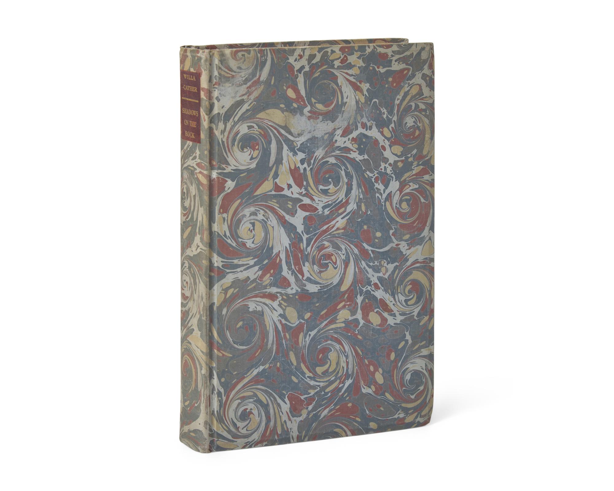 CATHER, Willa (1873-1947). Shadows on the Rock. New York: Alfred A. Knopf, 1931.