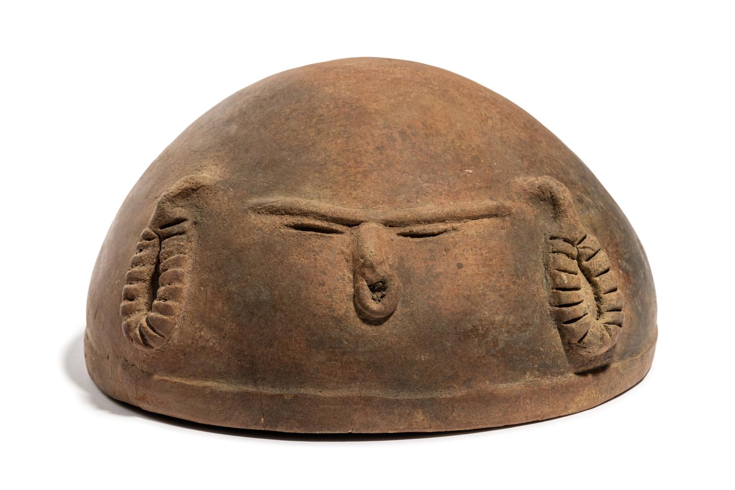 A Chimila Figural Urn Lid