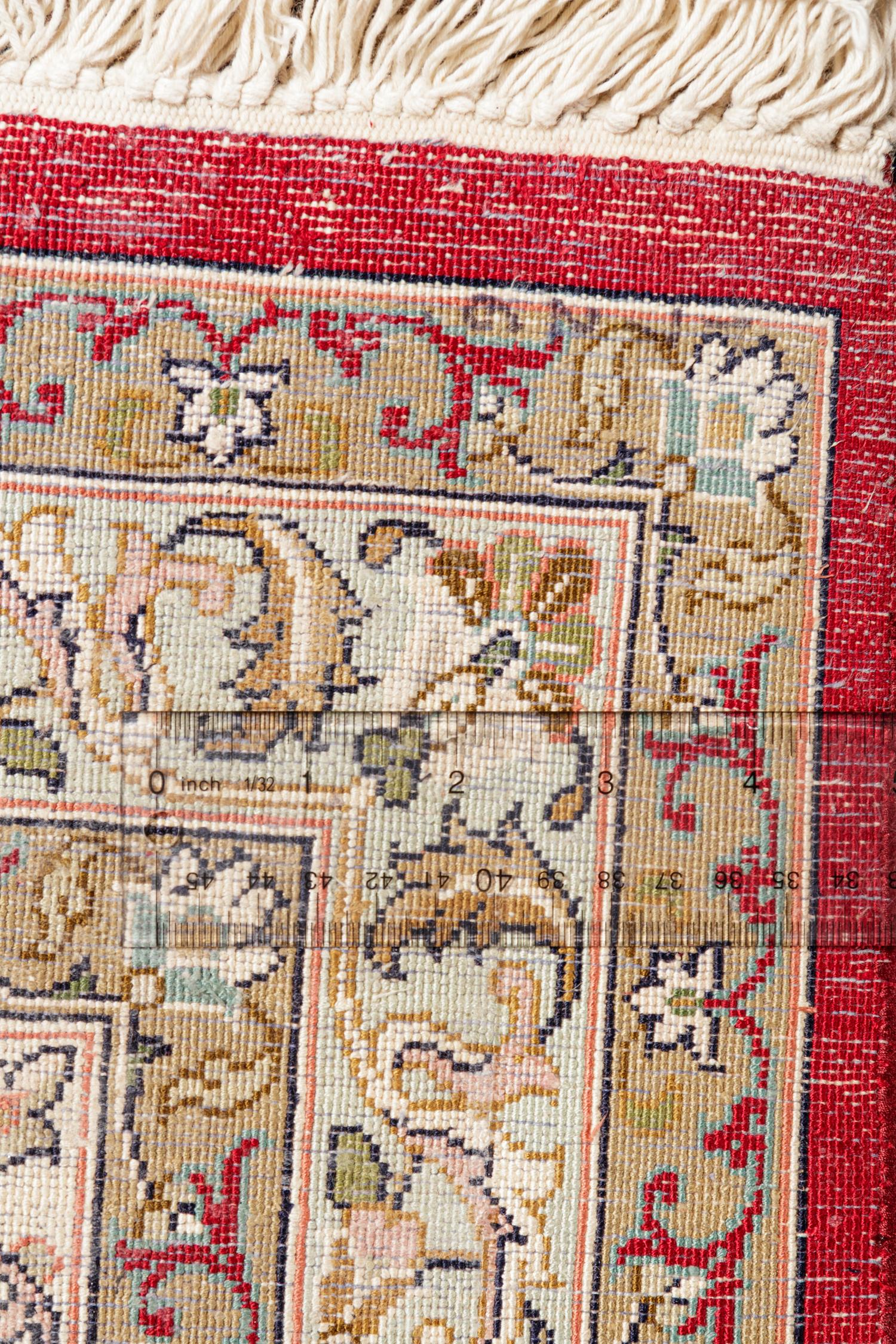 A Kashmir Silk Rug