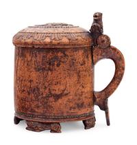 A Northern European Burlwood Tankard