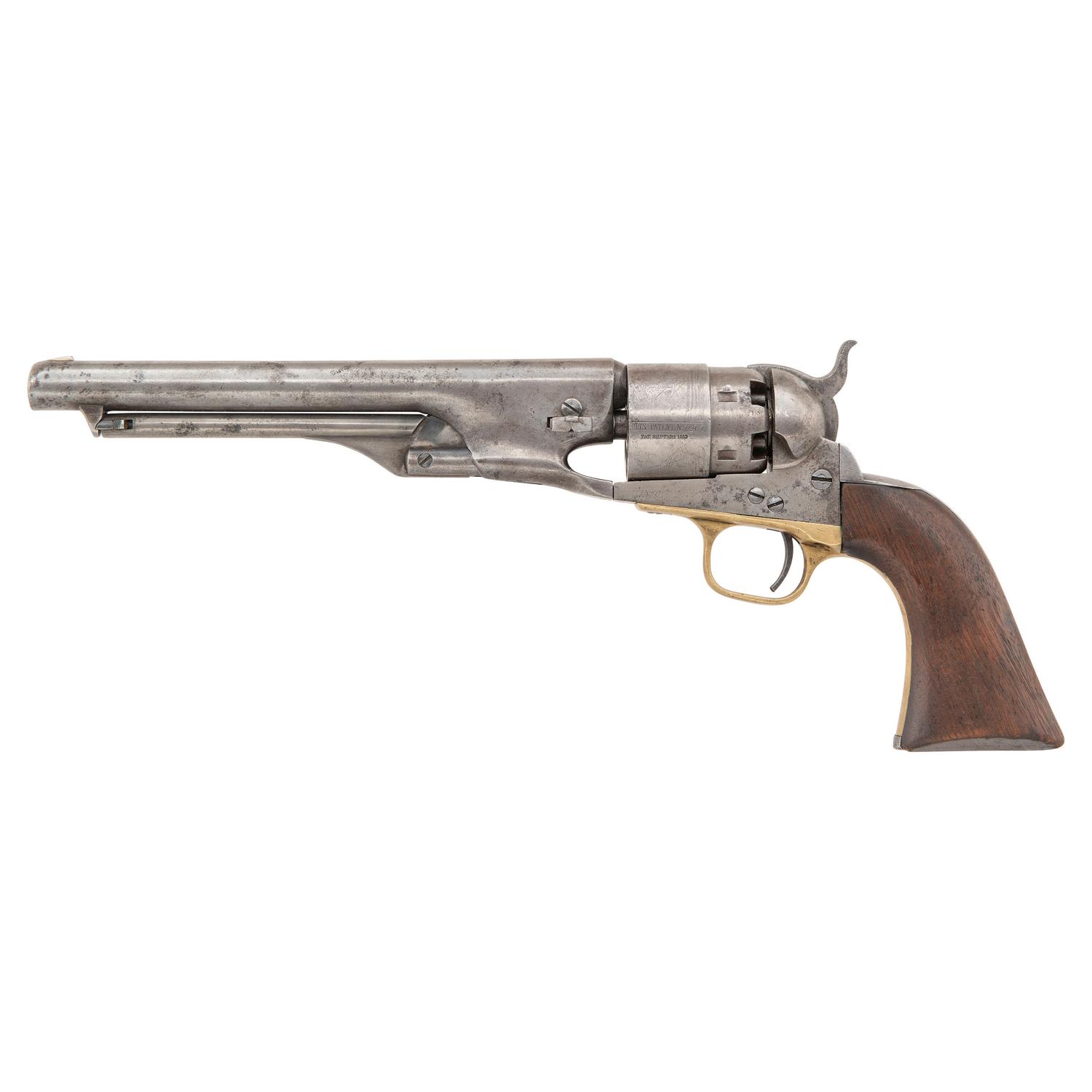 "US" Marked Arsenal Rebuilt Colt 1860 Army Revolver - Likely Buffalo Soldier Issued