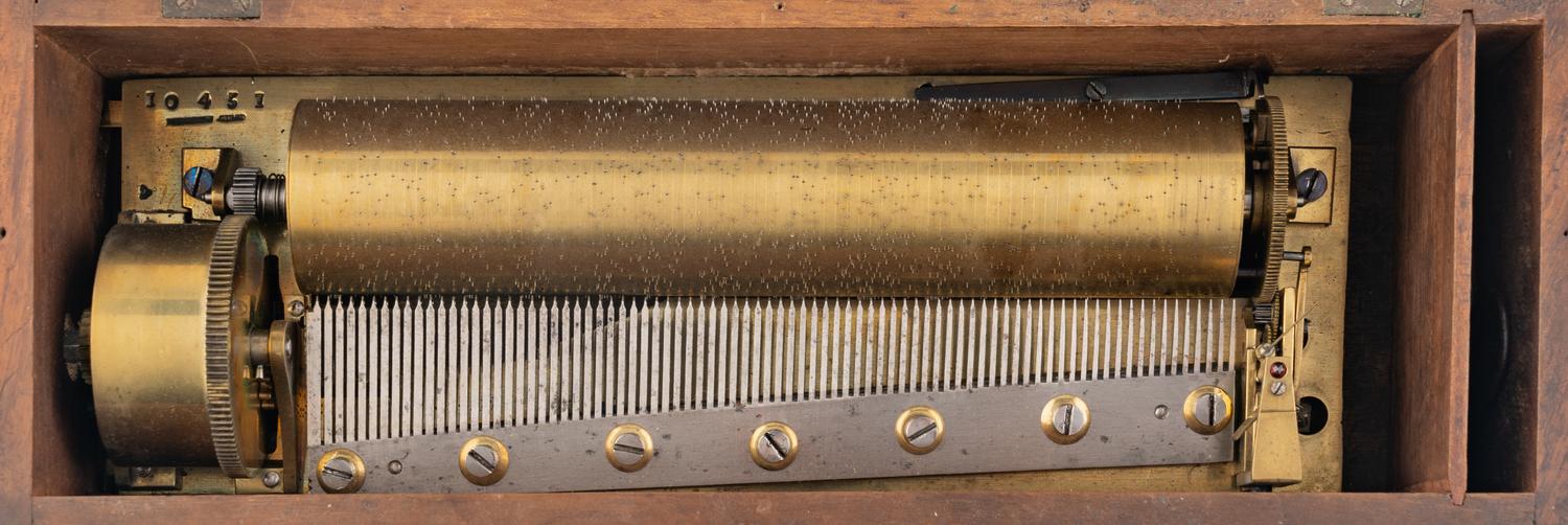 A Key Wind Six-Air Music Box by Ducommun Girod