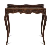An English Carved Oak Tray-Top Table