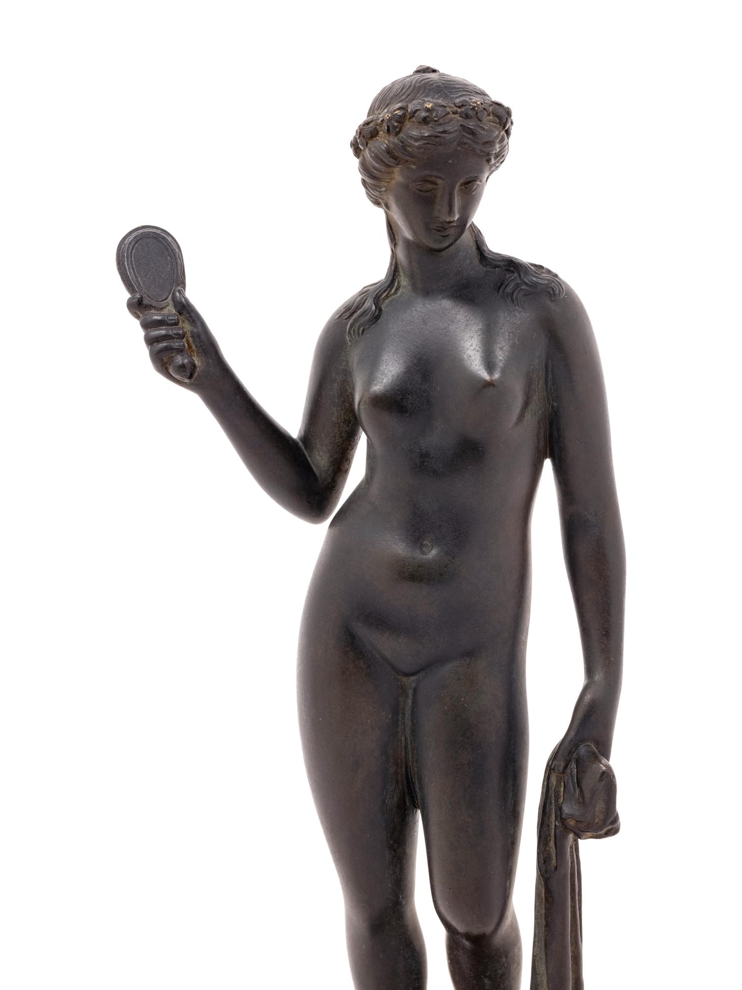 A Grand Tour Bronze Figure of Aphrodite