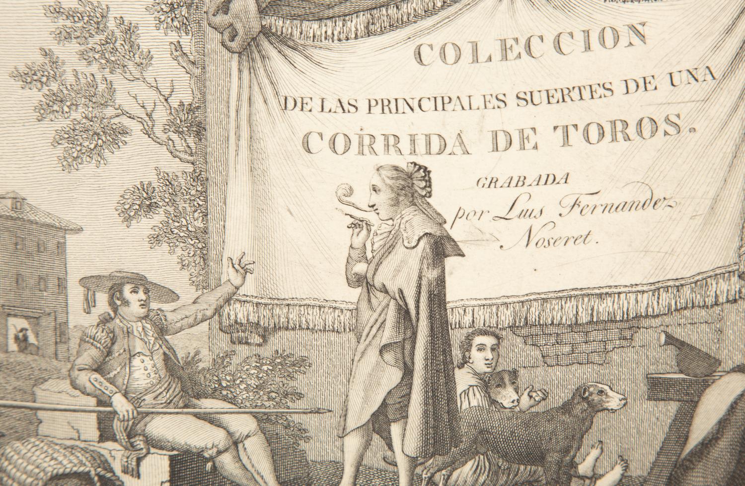 Luis Fernandes Noseret (Spanish, 18th Century) Coleccion de las Principales Suertes de una Corrida de Toros