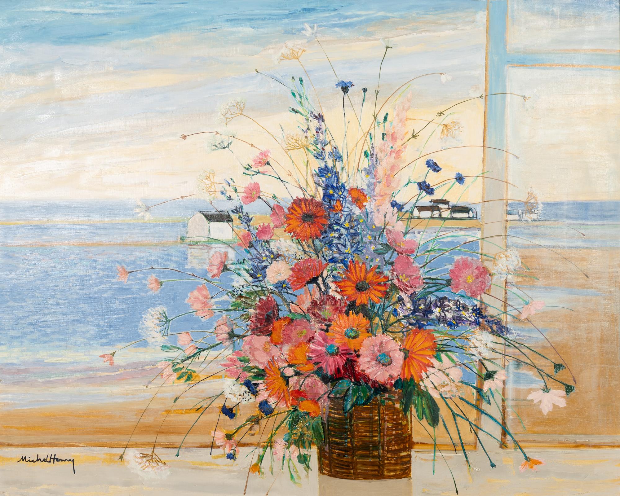Still Life in Front of Open Window