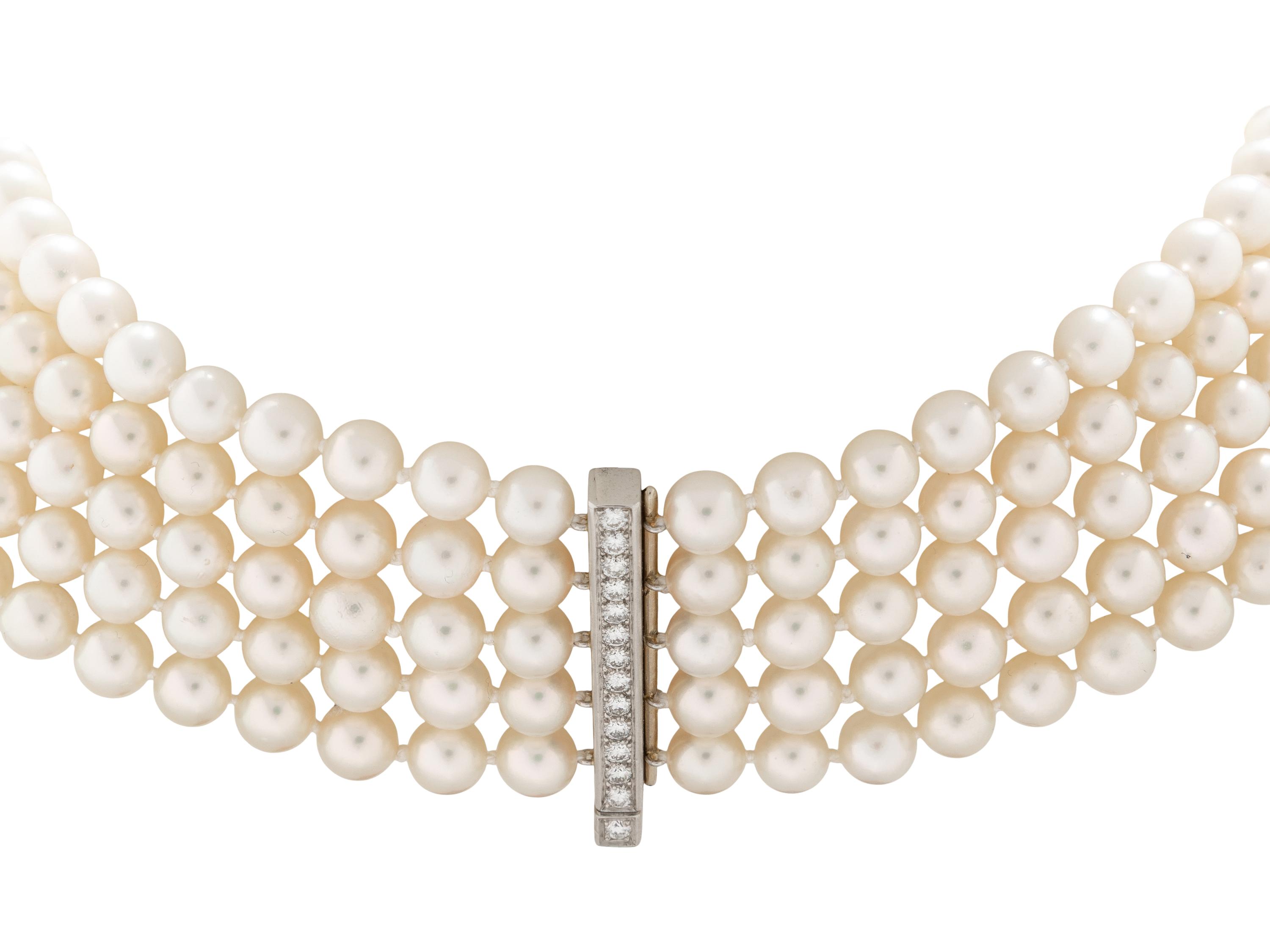 CULTURED PEARL, TANZANITE, AND DIAMOND CONVERTIBLE NECKLACE