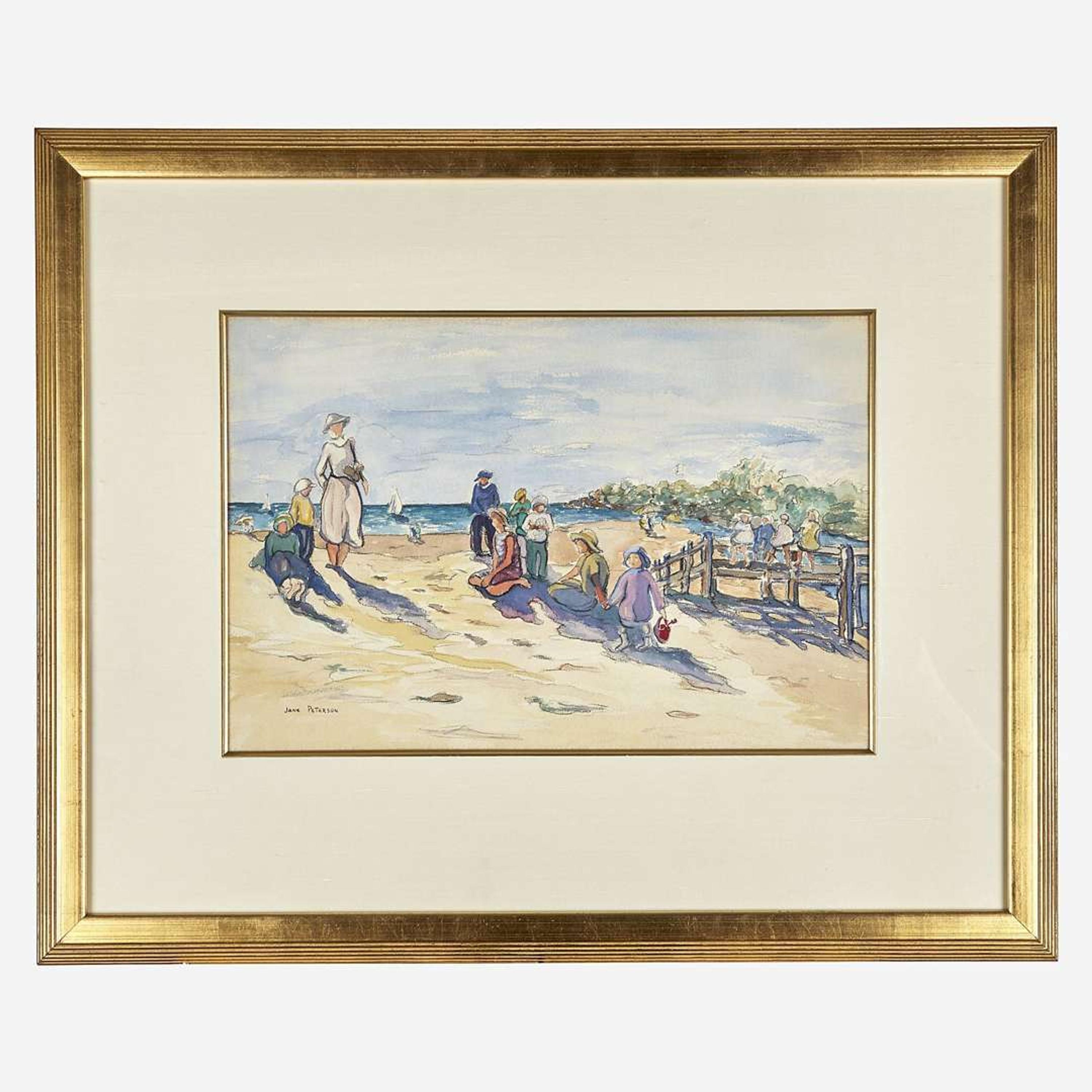 Jane Peterson (American, 1876–1965) A Day at the Beach