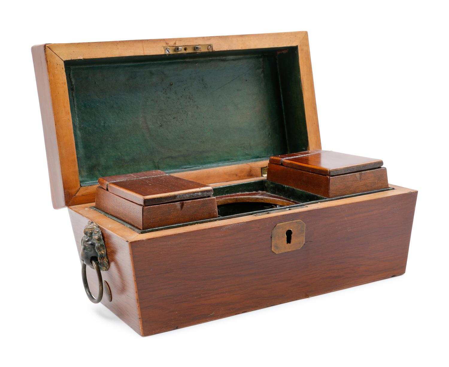 An English Mahogany Tea Caddy