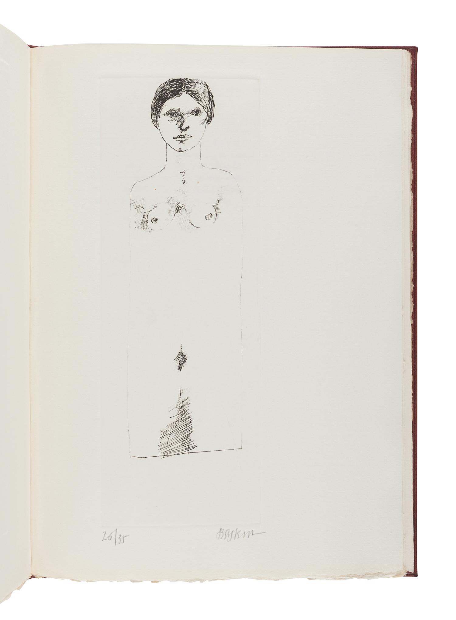 BASKIN, Leonard (1922-2000). FRAZER, James, translator. Terminalia From Ovid’s Fasti . Northampton, MA: Gehenna Press, 1972.