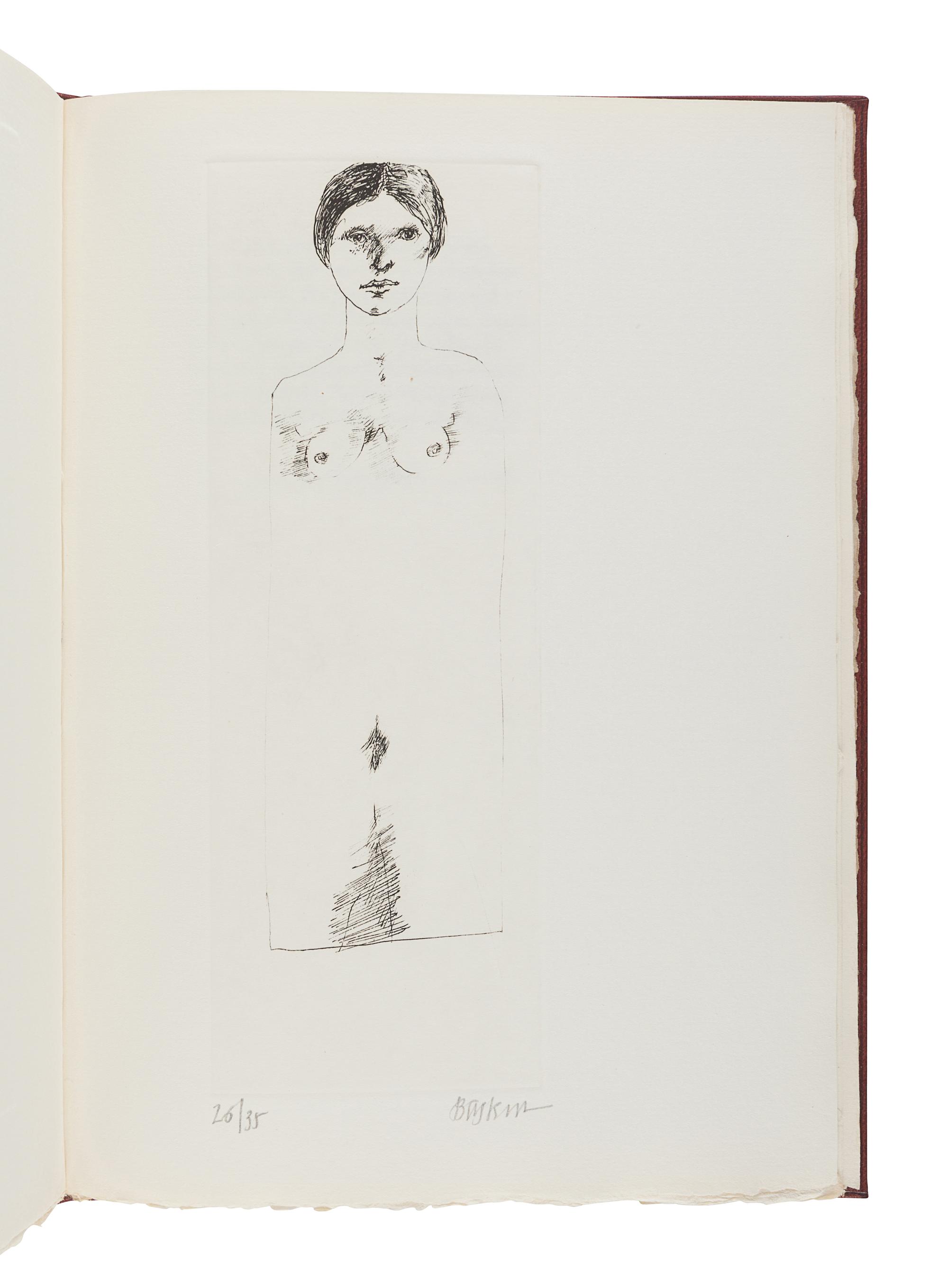 BASKIN, Leonard (1922-2000). FRAZER, James, translator. Terminalia From Ovid’s Fasti . Northampton, MA: Gehenna Press, 1972.
