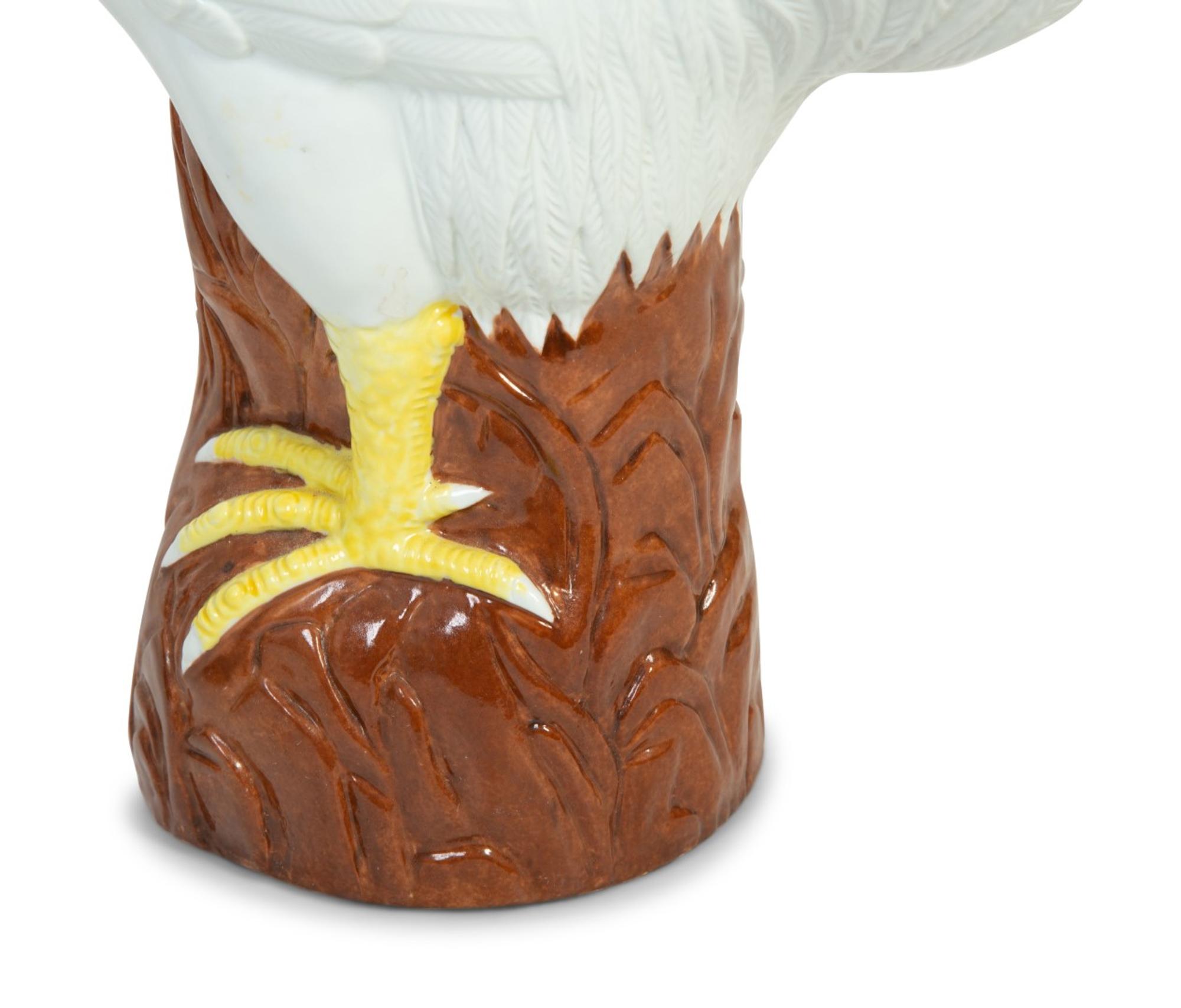 A Pair of Chinese Porcelain Models of Roosters — 20TH CENTURY