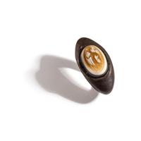 A Roman Agate and Silver Finger Ring with the Goddess Minerva