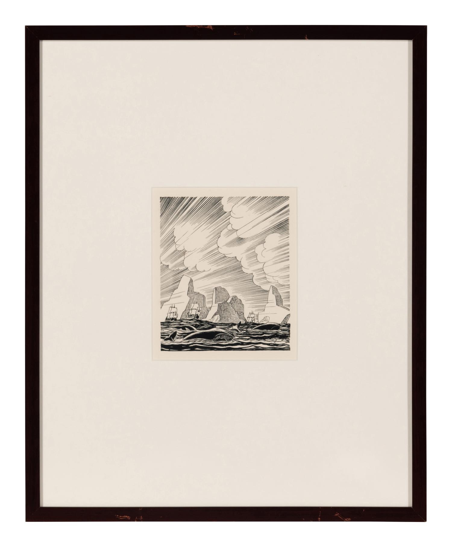 Eight Illustrations for Melville's Moby Dick , or The Whale