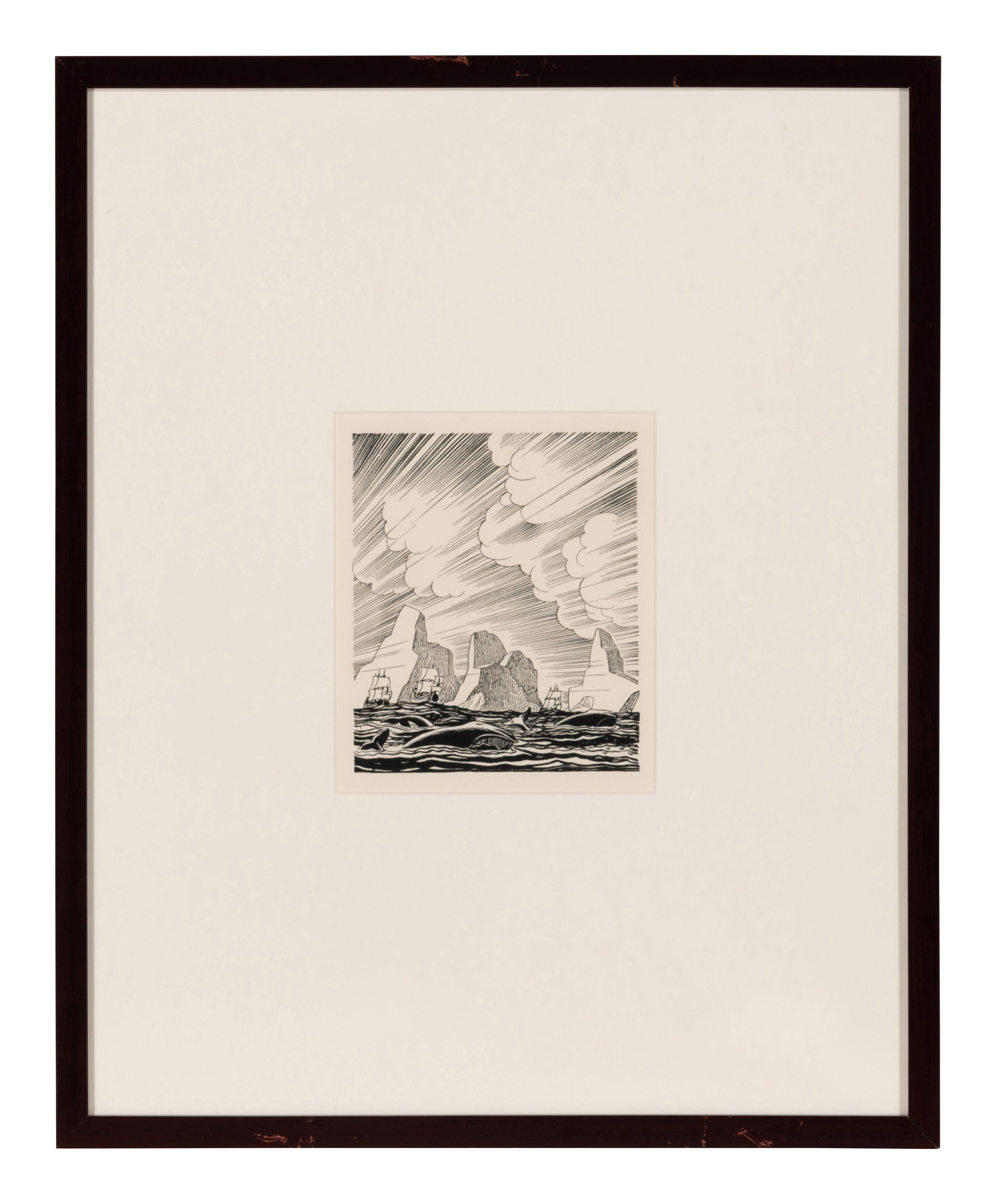 Eight Illustrations for Melville's Moby Dick , or The Whale