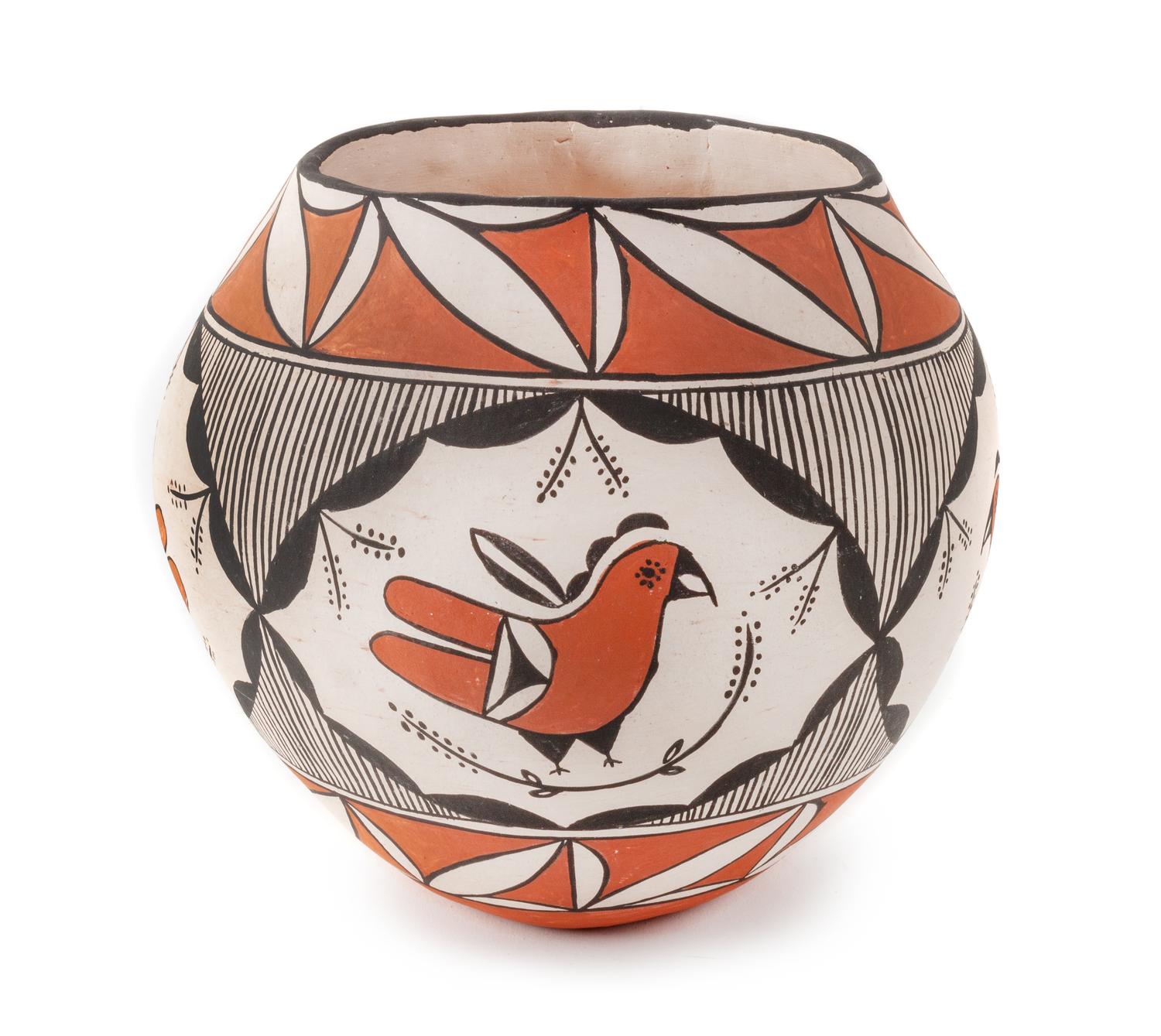 Acoma Polychrome Olla Height 7 inches