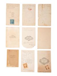 [CIVIL WAR]. A group of 27 CDVs of Union soldiers, many identified subjects from the 144th New York Infantry.