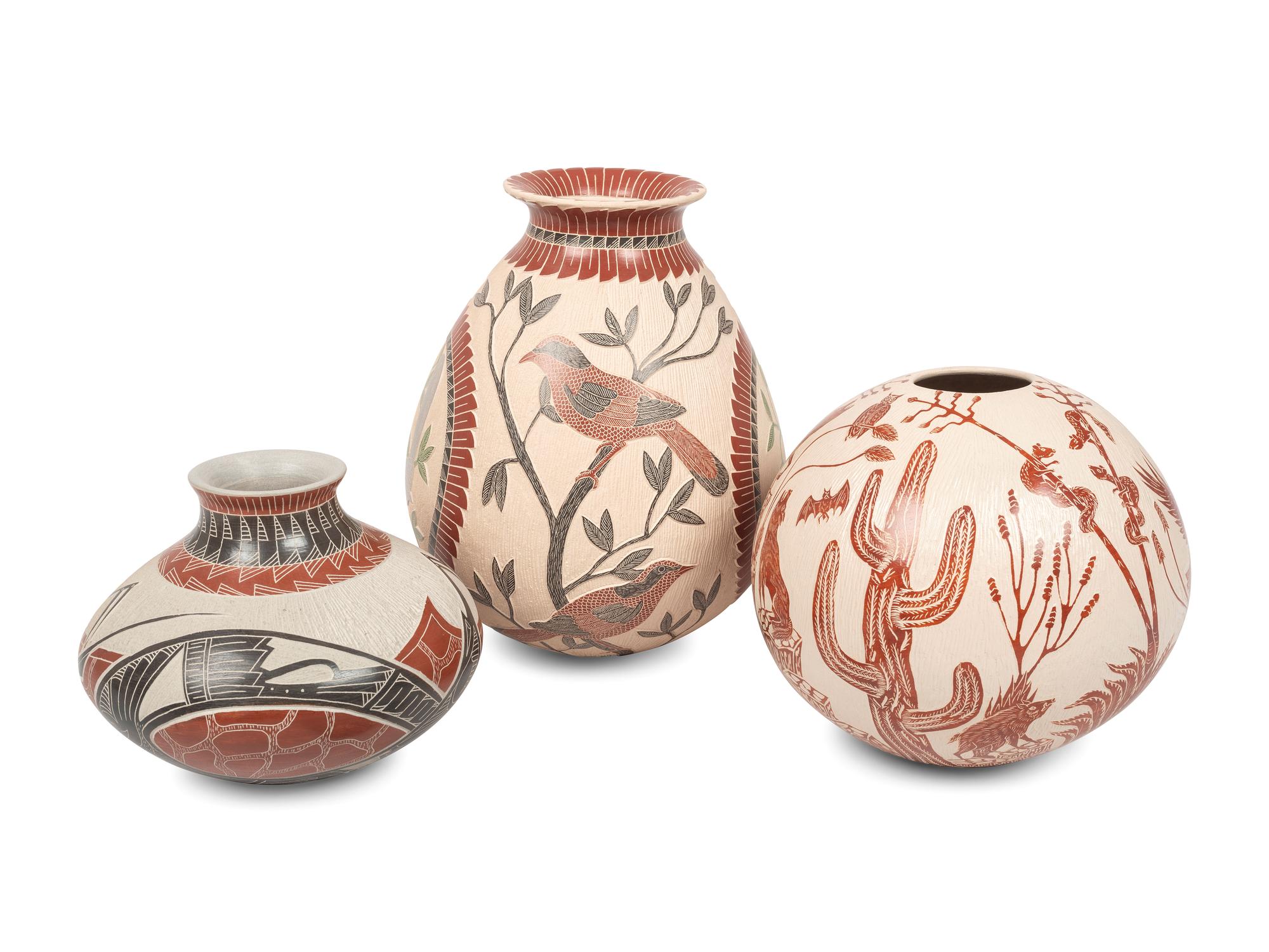 Mata Ortiz Sgraffito Pottery
