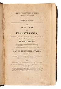 MELISH, John (1771-1822). A Geographical Description of the United States. Philadelphia: by the Author, 1822.