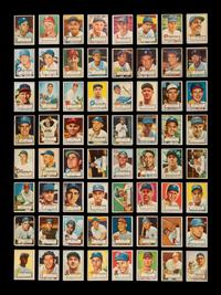 A Near Set of 1952 Topps Baseball Cards (402/407) Featuring 93 High Numbers