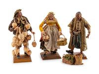 Three Neapolitan Market Figures — 19TH CENTURY