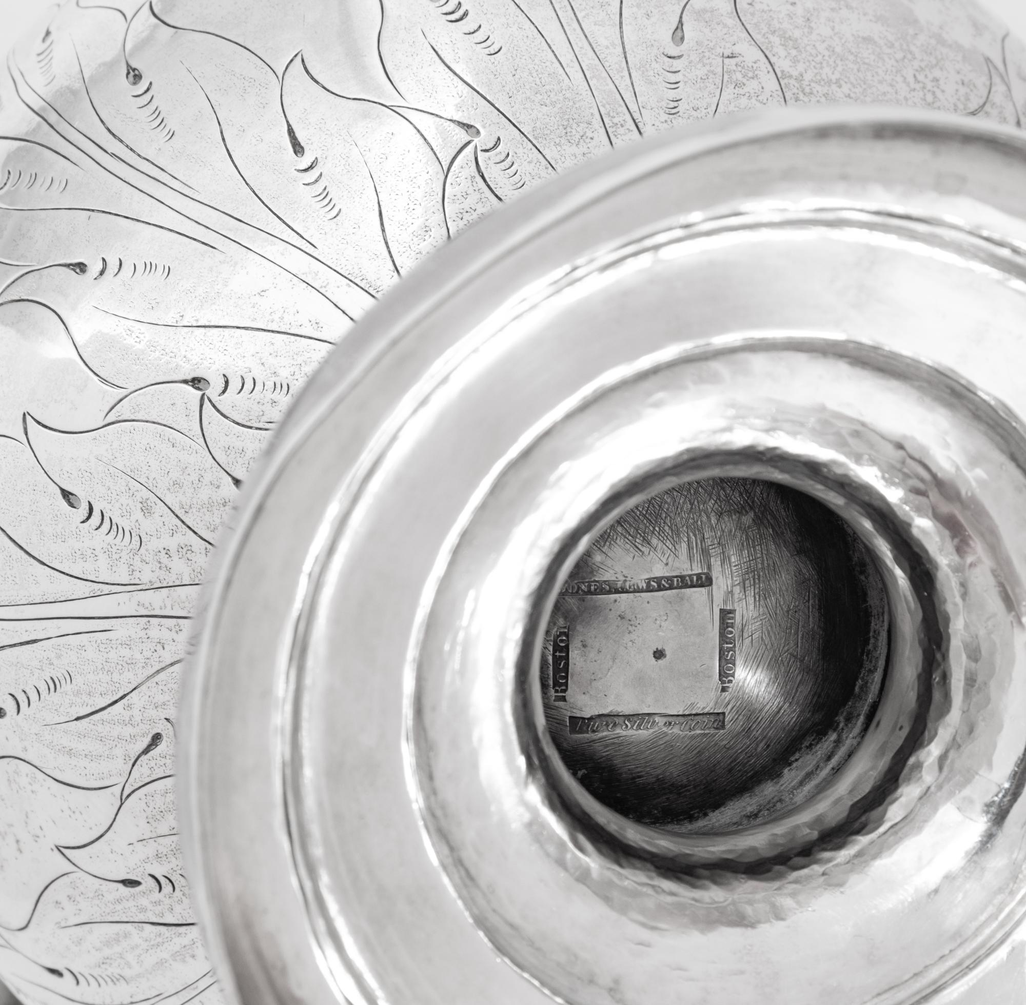 An American Coin Silver Water Pitcher