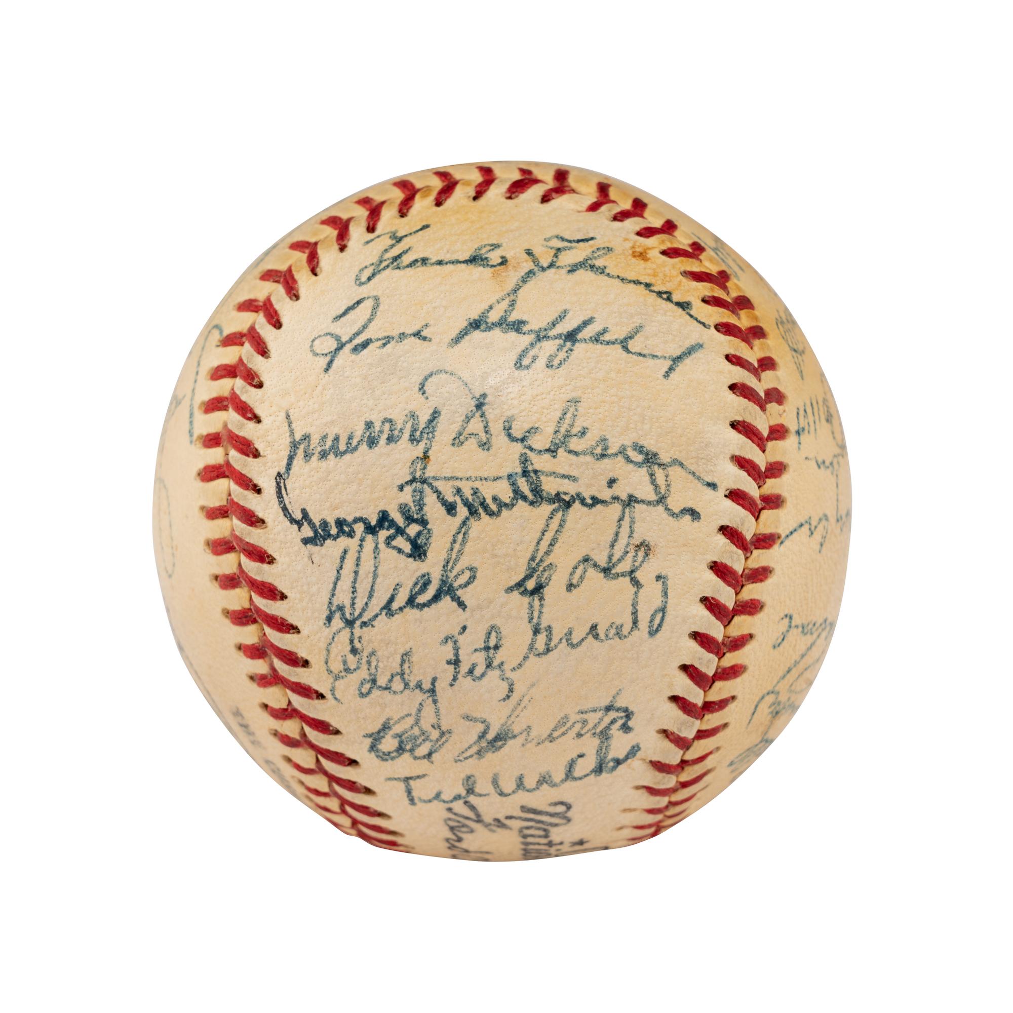 A 1952 Pittsburgh Pirates Team Signed Autograph Baseball