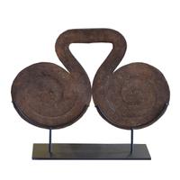 Wrought Iron Currency 13" W x 2.5" D x 11" H — Cameroon, 20th Century