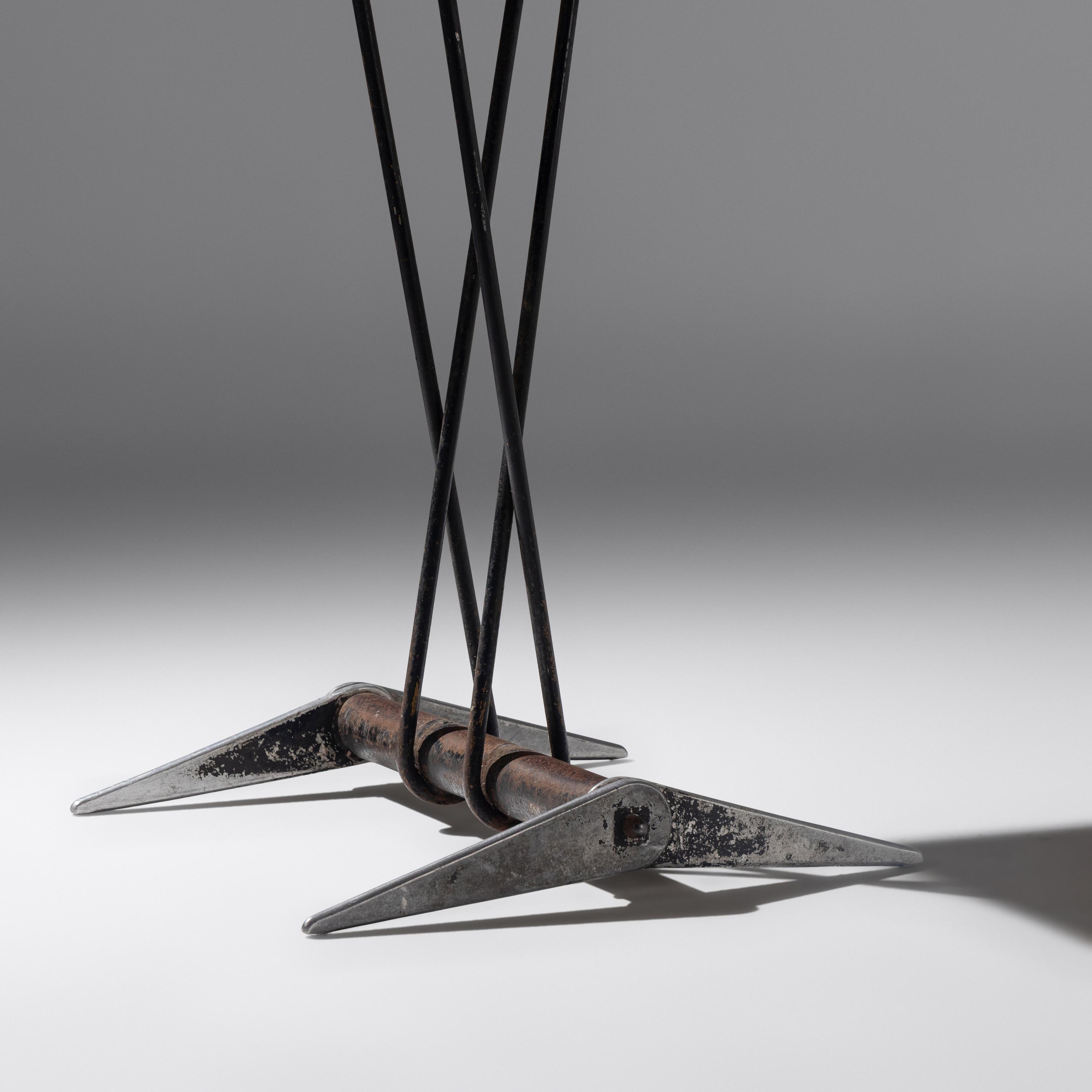 attributed to Jean Prouvé (French, 1901–1984) — Table, designed c. 1930s designed for the Aero Club Doncourt-les-Conflans